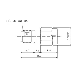 HS-Quick-SMAM To SMAF Adapter (18G)